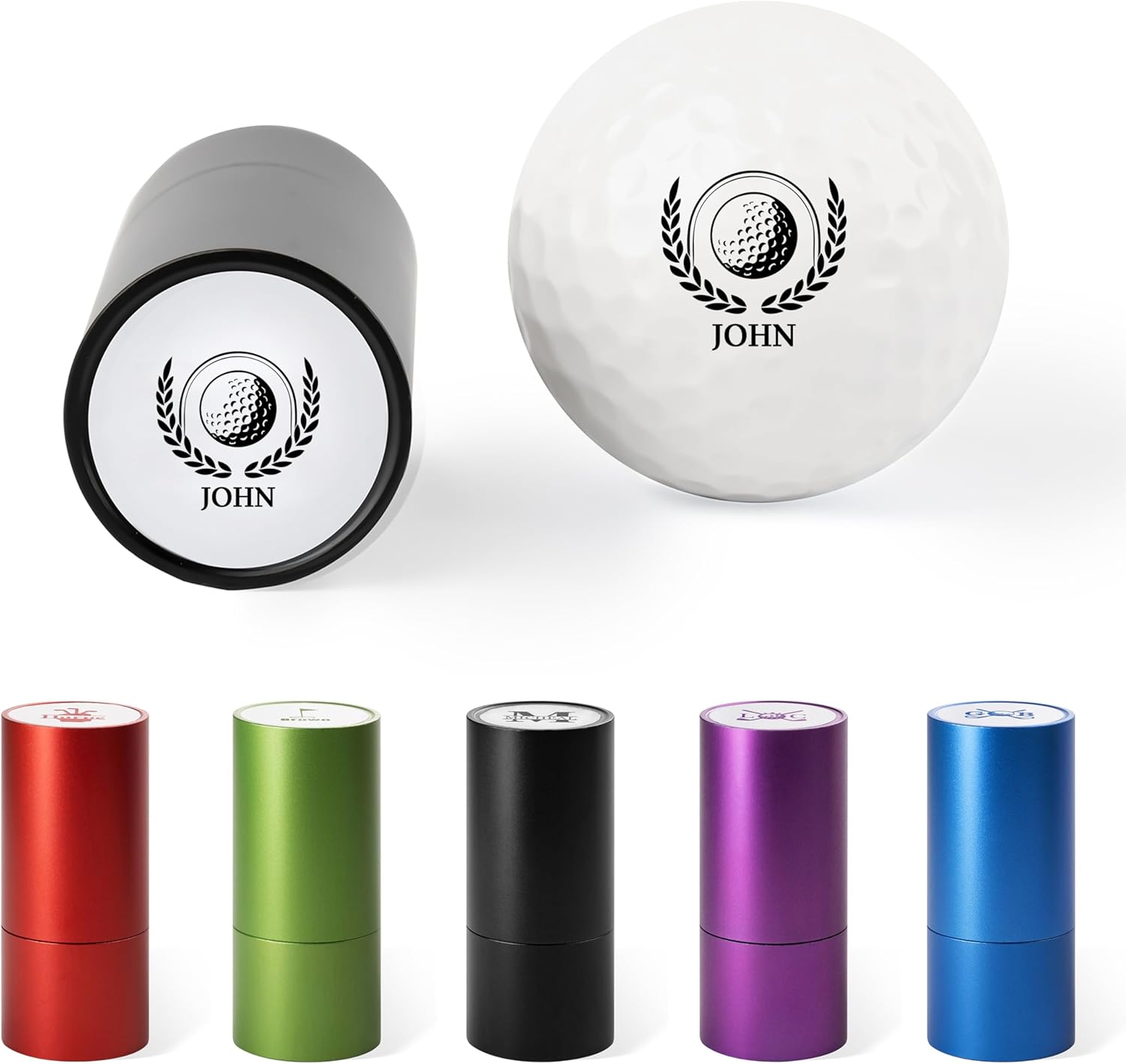 Golf Ball Stamp Personalized with Pet Photo and Name, Reusable Golf Ball Marking Tool, Golf Accessories Gifts for Men, Dad, Husband, Golfers
