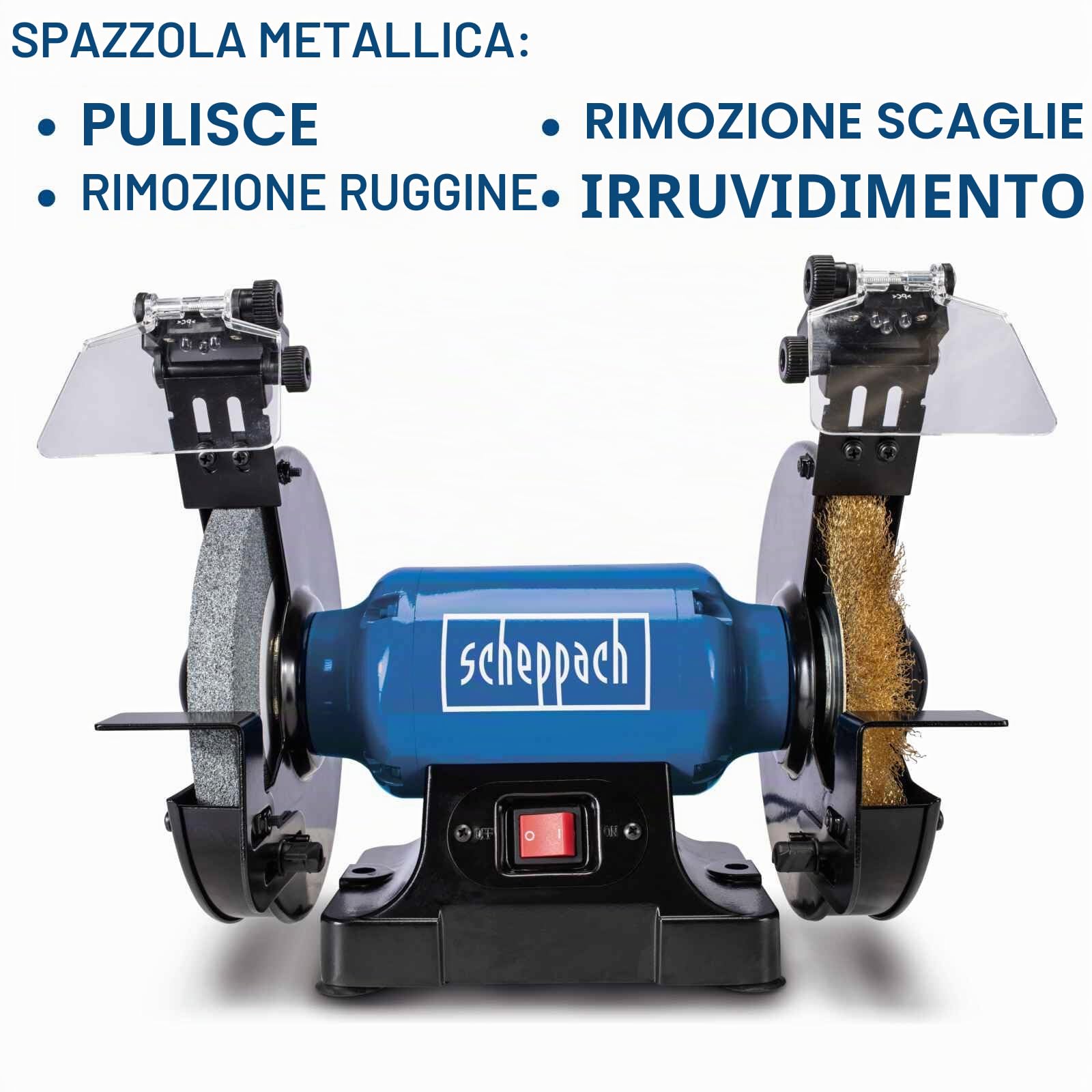 Smerigliatrice da banco Scheppach SM200LB