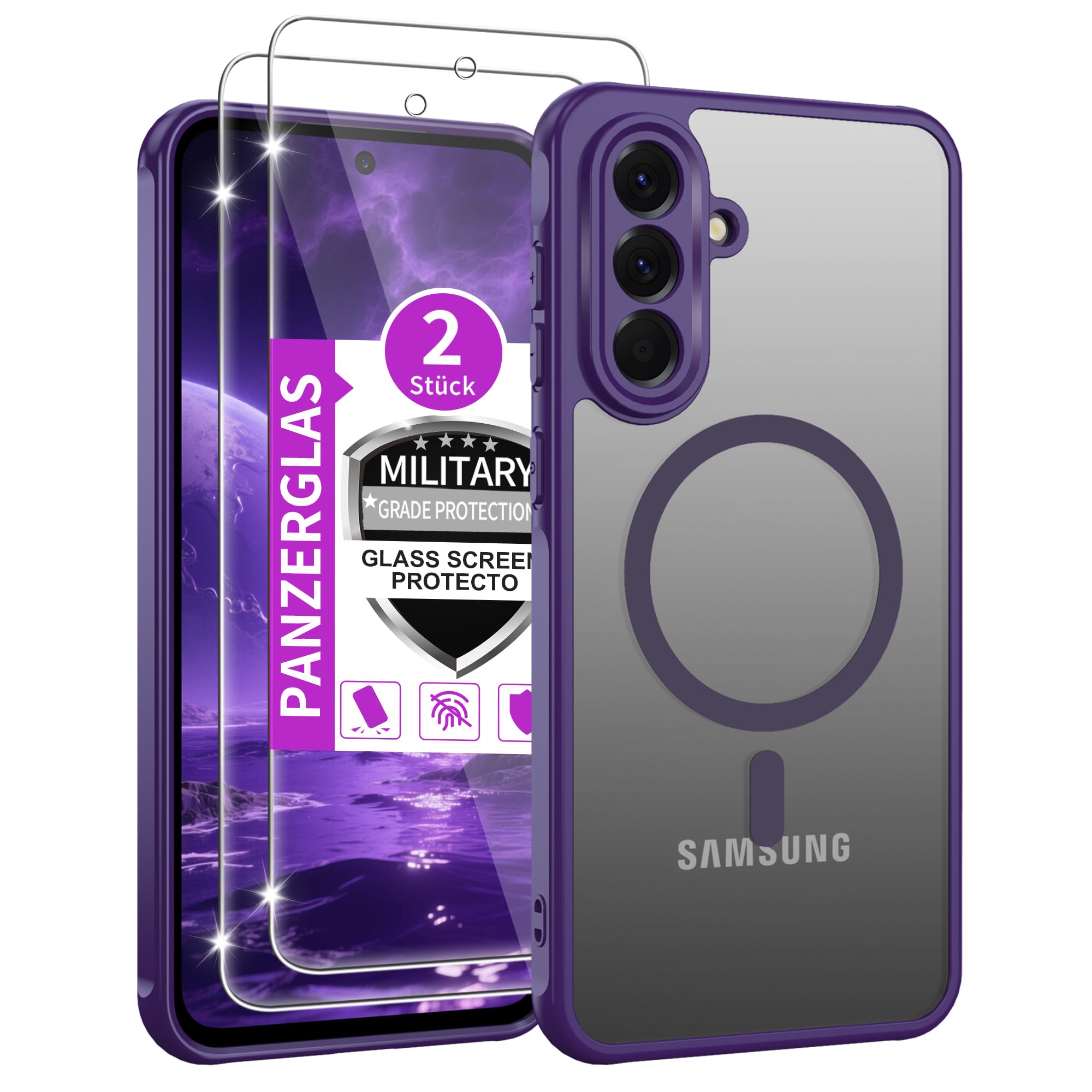 Jshru für Samsung Galaxy A15/A16/A56 5G/A17 /A26/A36/A37/A57 Hülle