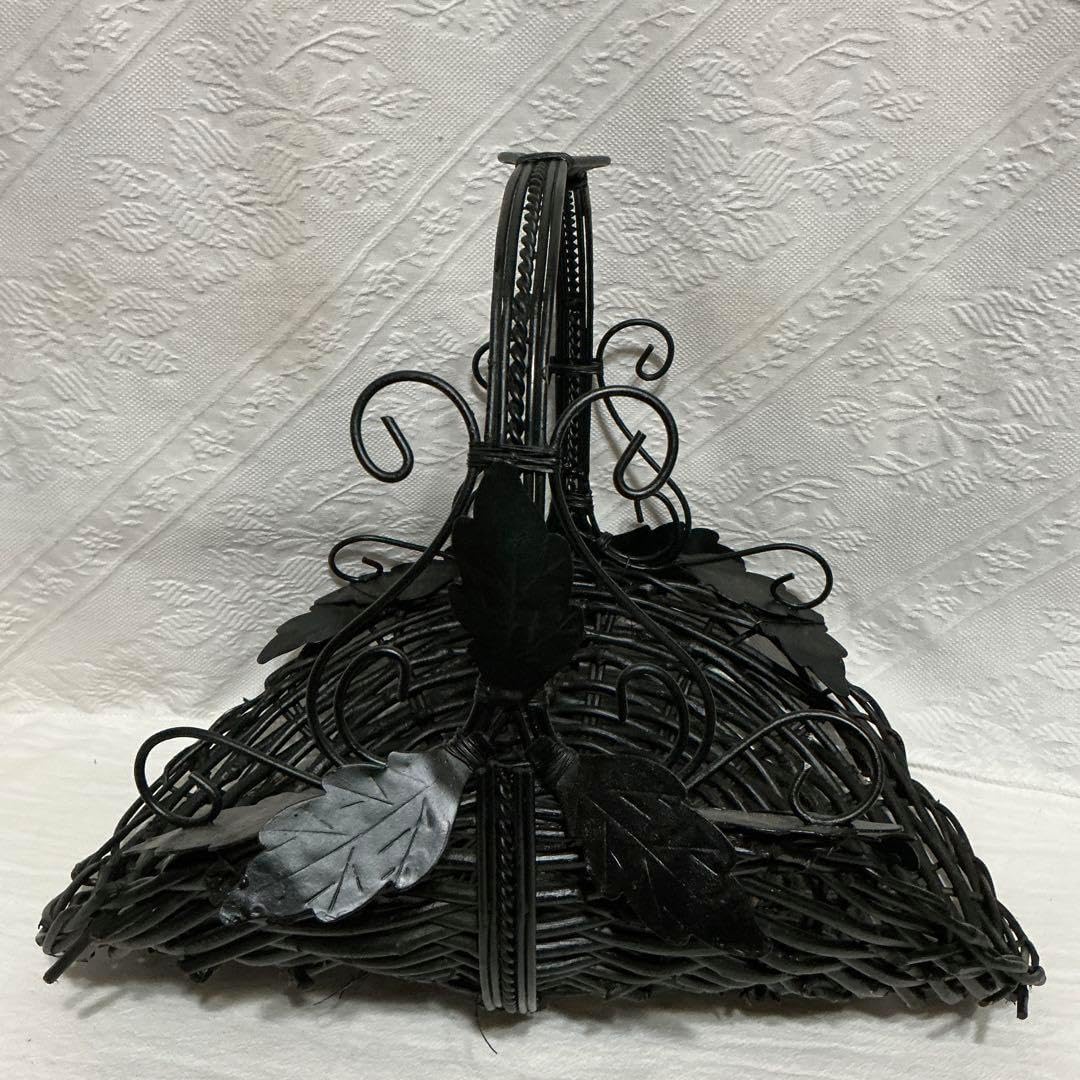 美品】 バリ島 アタバック カゴバッグ ショルダー 斜め掛け 未使用美品