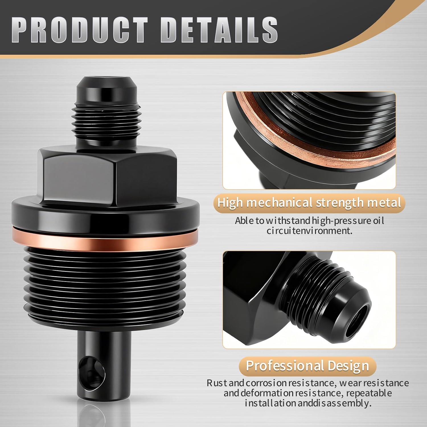 6492-10 Oil Priming Adapter for Detroit Diesel DD13 DD15 Engines