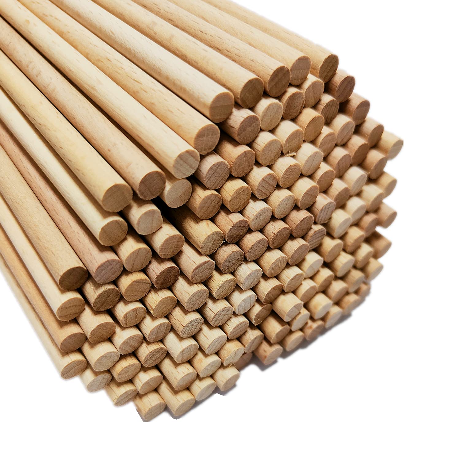 Buy 400PCS 1/4"x6" Wooden Dowel Rod , Wooden Dowel Rods Cake Dowels