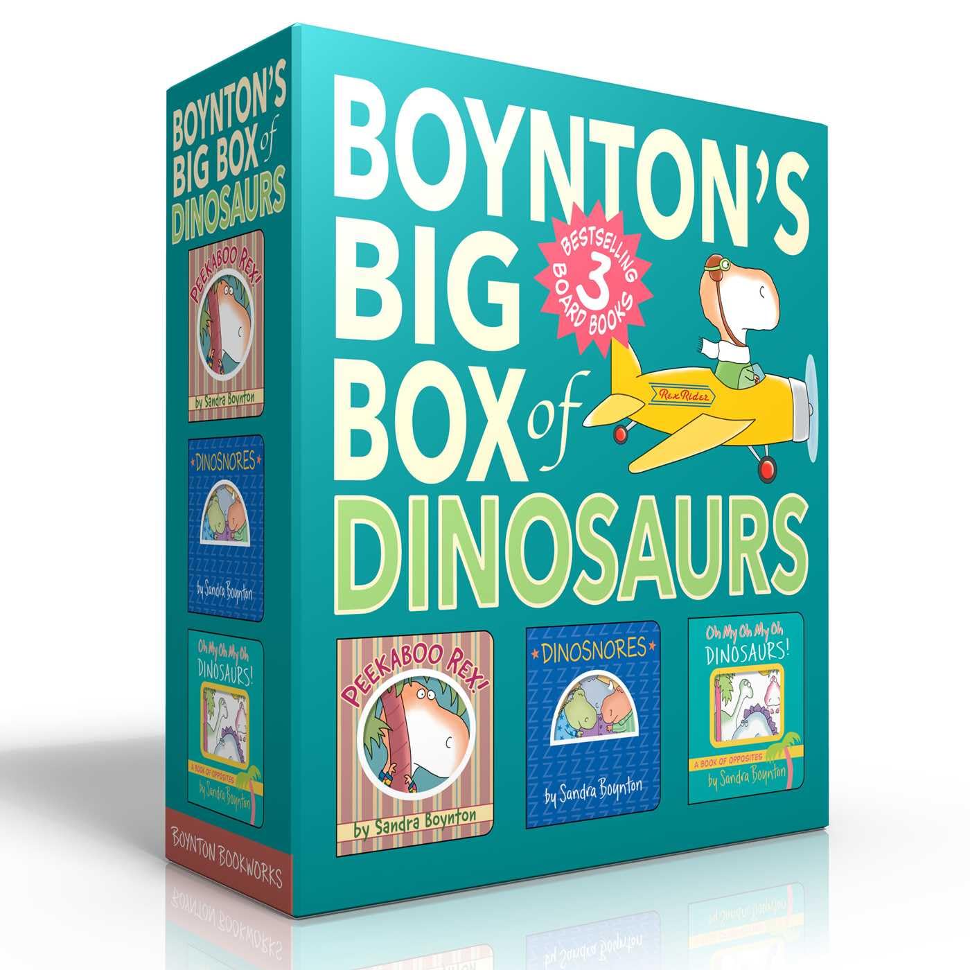 Boynton's Big Box of Dinosaurs (Boxed Set): Peekaboo Rex!; Dinosnores; Oh My Oh My Oh Dinosaurs! (Boynton on Board)