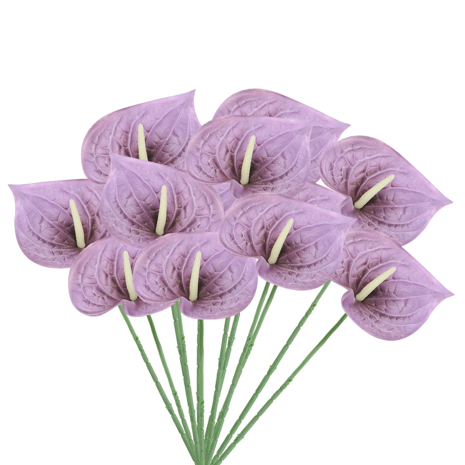 PATIKIL 13" Artificial Anthurium Lily Flowers