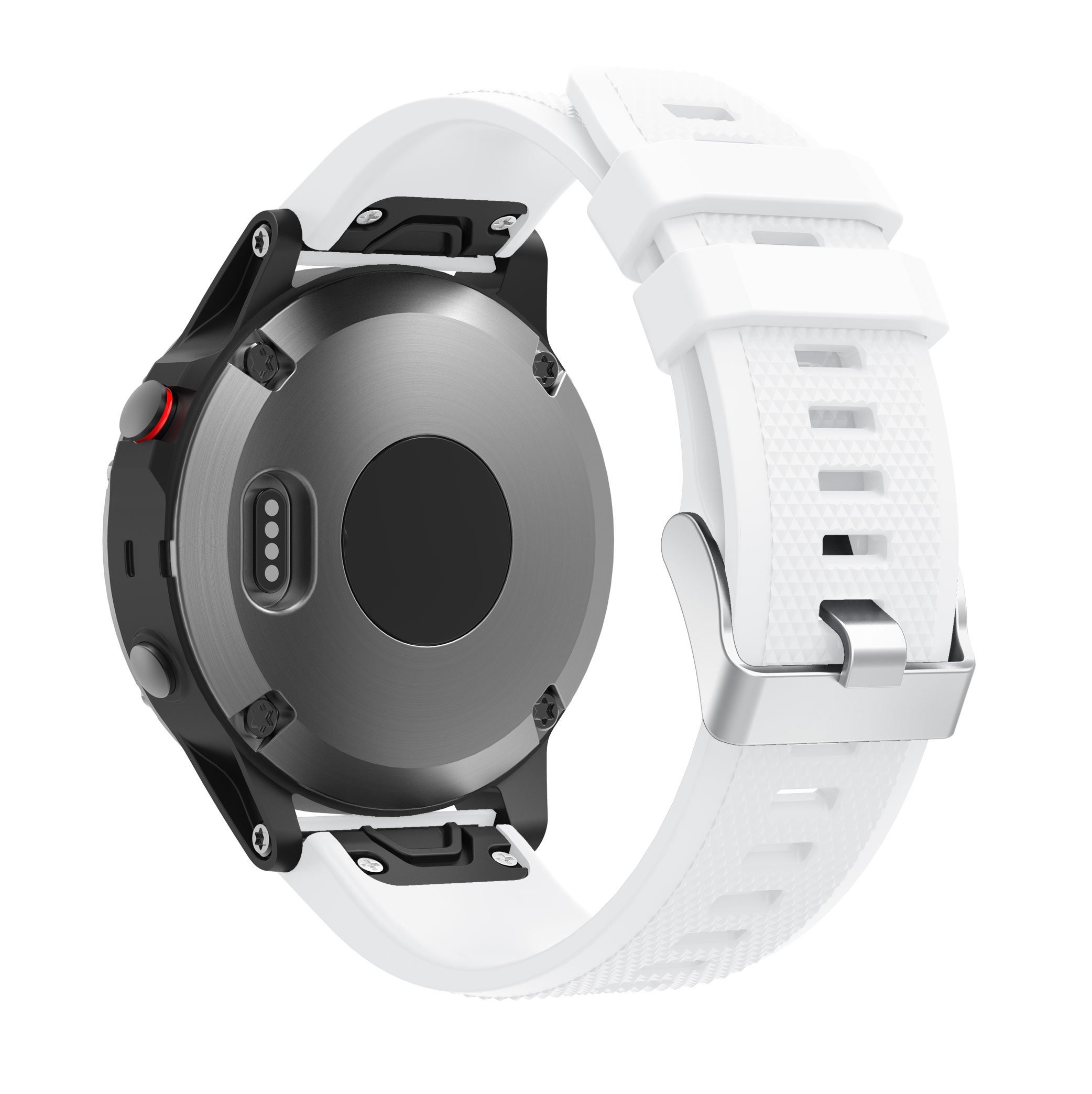 Cinturino Fenix 5/Fenix 5 Plus, cinturino da 22 mm, cinturino di ricambio in silicone per Fenix 5/5 Plus/Fenix 6/6 Pro/Fenix 7/Fenix 7 Solar/Approach S60/Quatix 5/Forerunner 935/945/Instinct