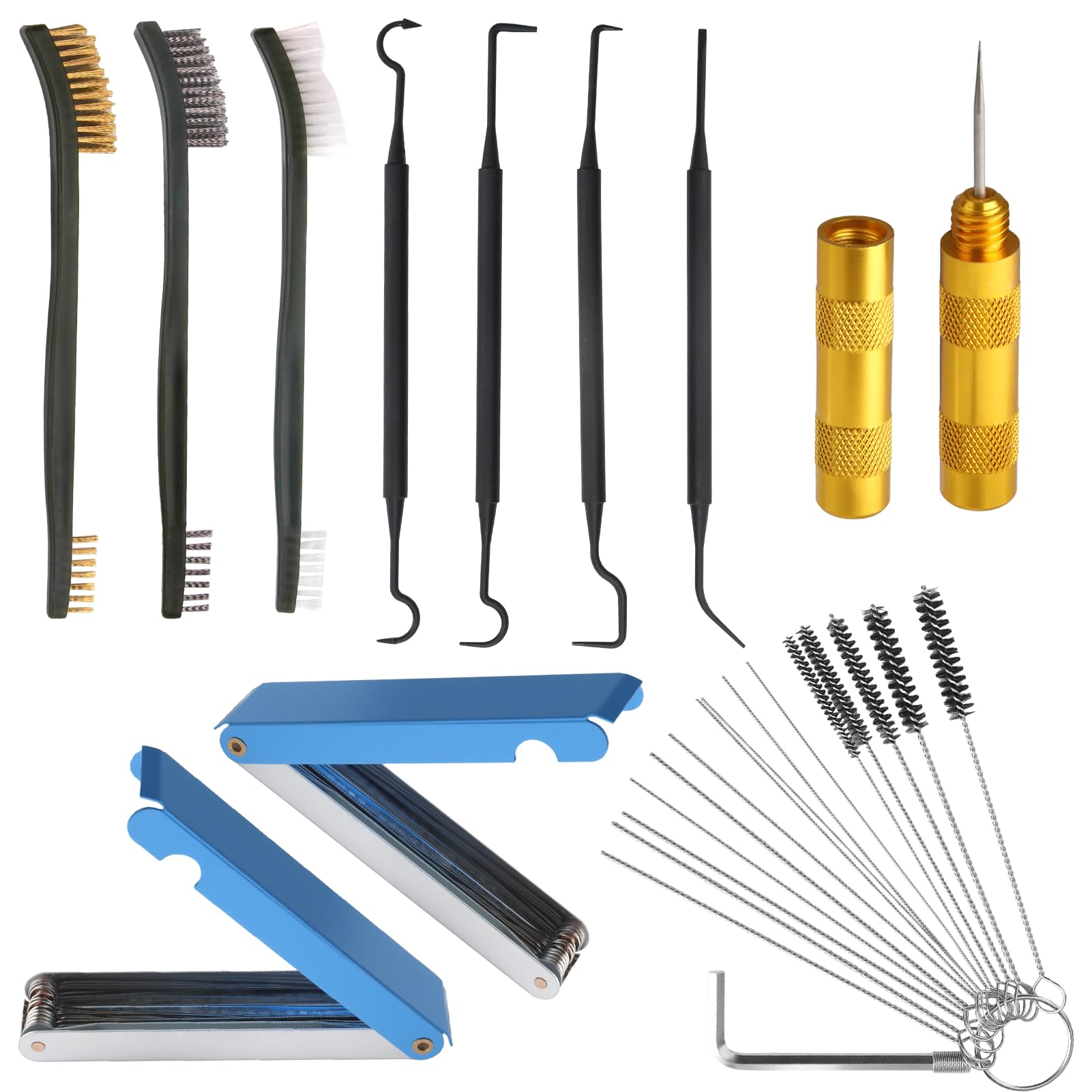 11Pack Carb Cleaning Kit, Torch Tip Dirt Removal Tools for Jets and Nozzles