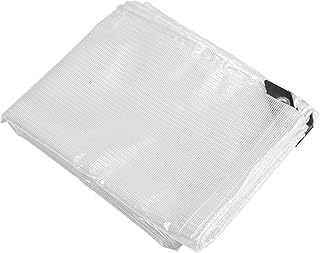 Toddmomy Encerado Encerado Encerado Transparente À Prova De Água Pano De Palha Pvc