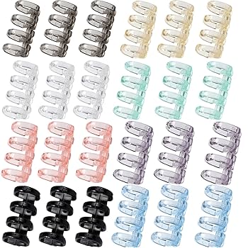 Amazon | Selinear バインダーリング 24個セット 8色入リ PVC