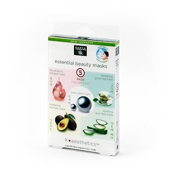Earth Therapeutics Essential Beauty Masks - 5 Pack