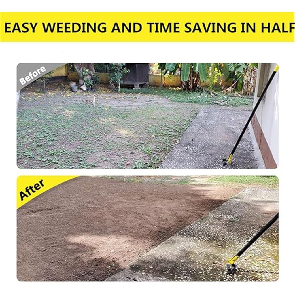 Zappe for Attrezzi Da Giardino, Manico Lungo Resistente All'aperto Hula Scuffle Zappe for Diserbo Giardinaggio Zappe A Staffa for Allentare Il Terreno ( Dimensione : Length 227cm )