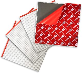 MakerBase, White, 4 Pack, 10”x10” Peel-and-Stick Toy Building Blocks Stackable Baseplates, Bases for Play Tables, Walls, and More, Compatible with All Major Brick Brands