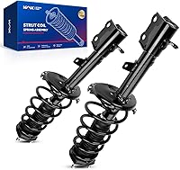 Vista 92 de KAX Conjunto de amortiguadores delanteros se ajusta a 4Runner 2003-2020, FJ Cruiser 2007-2014, Tacoma 2005-2015, suspensión completa 171371L