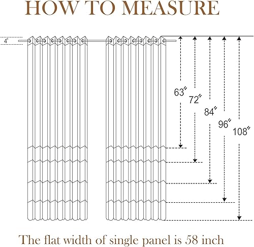 Miniatura 6 de Cortinas de lino transparente blanco para sala de estar de 96 pulgadas de largo, cortinas texturizadas de lino para dormitorio, juegos de 2 paneles