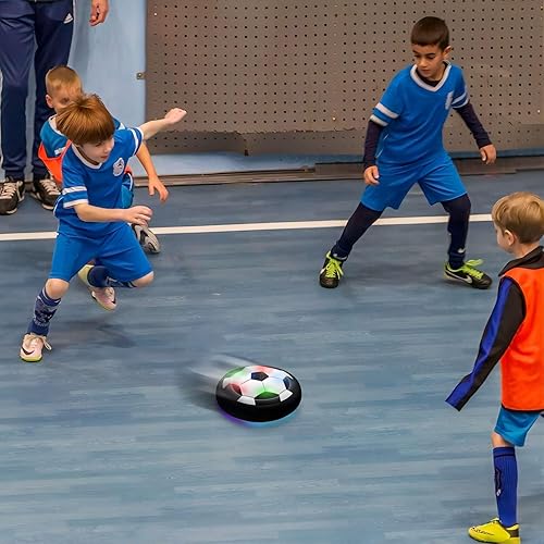 Miniatura 3 de Hover - Pelota de fútbol para niños y niñas de 3 a 12 años, juguete de fútbol flotante con luces LED y parachoques de espuma, cumpleaños para niños