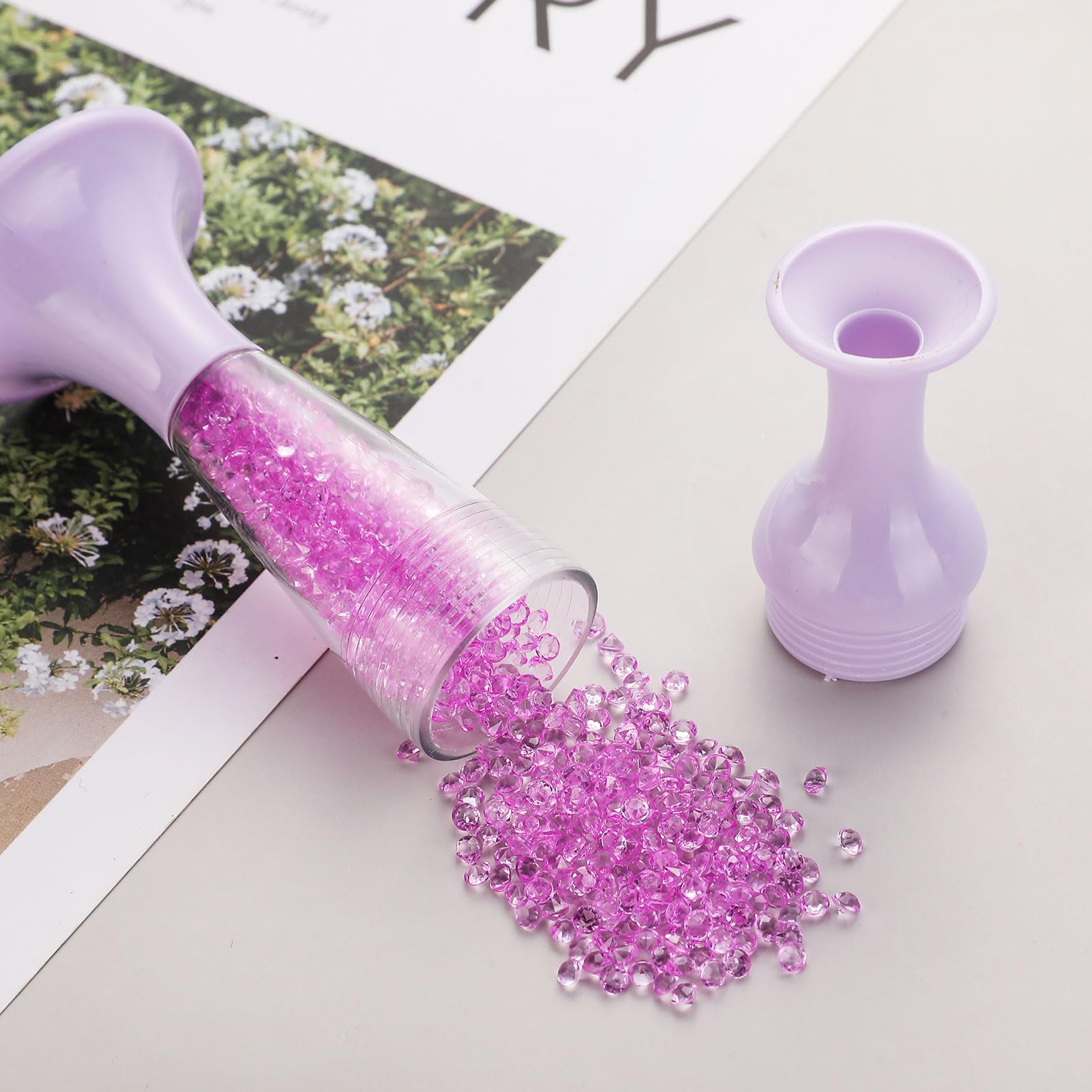 6-teiliges Diamant Painting Bohrstifte-Set – Nachfüllbare Vasenstifte, Resin, Mit Edelstahlspitze, Für Nagelkunst & DIY
