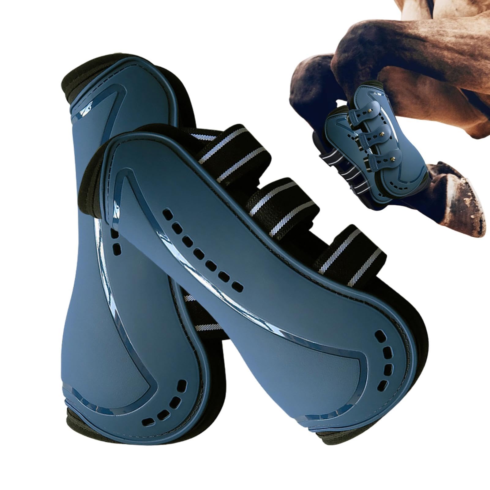 Guêtres de protection des jambes de cheval et bottes de sport respirantes amortissant