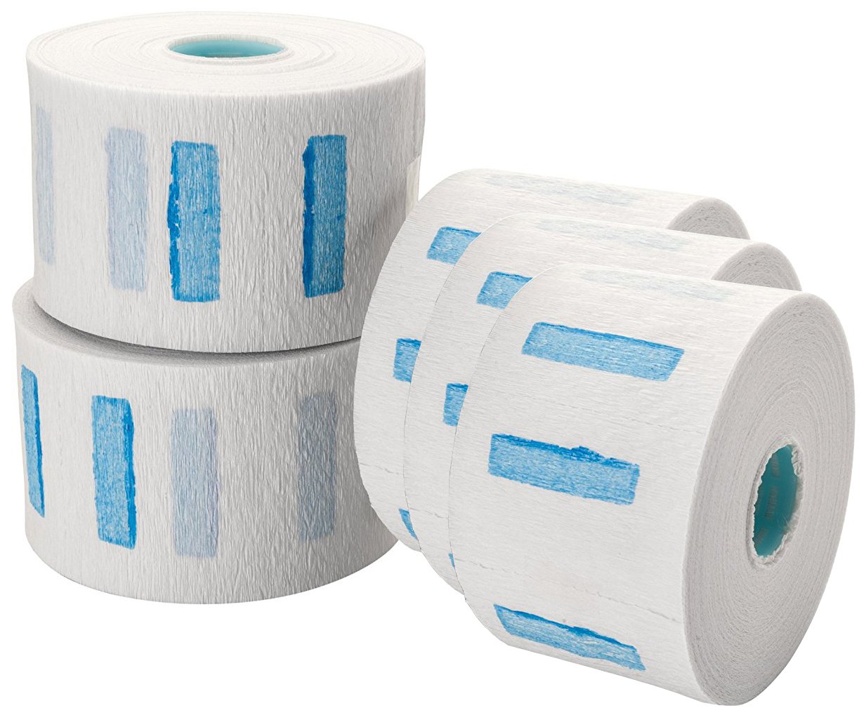 Crisnails® Papel del Cuello para Peluquería, 5 Rollos(500 Tiras)