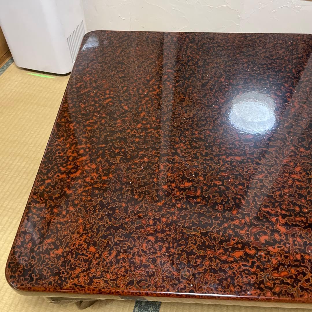 値下げしました❗️セール❗️木製座卓 深い赤色 光沢仕上げ Amazon.co.jp: 津軽塗 座卓 : おもちゃ