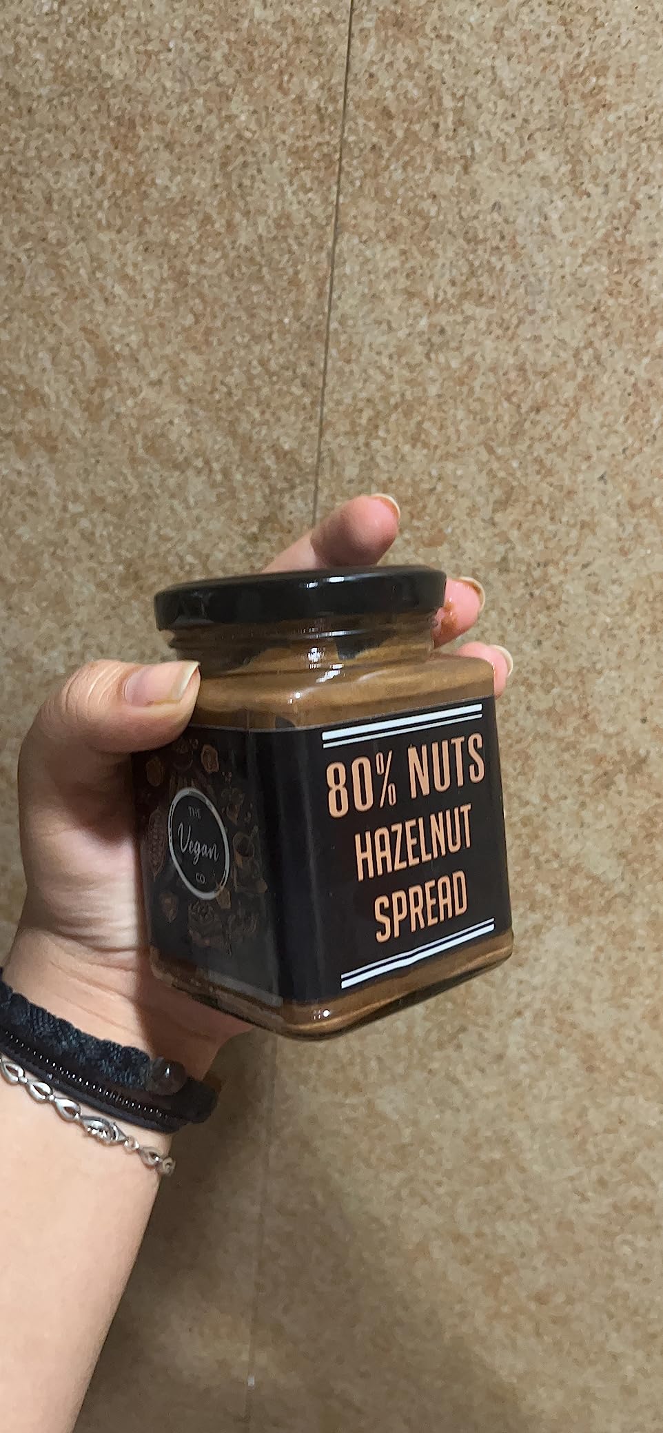 The Vegan Co's Plant Based Hazelnut Spread 80 NUTS 250g High