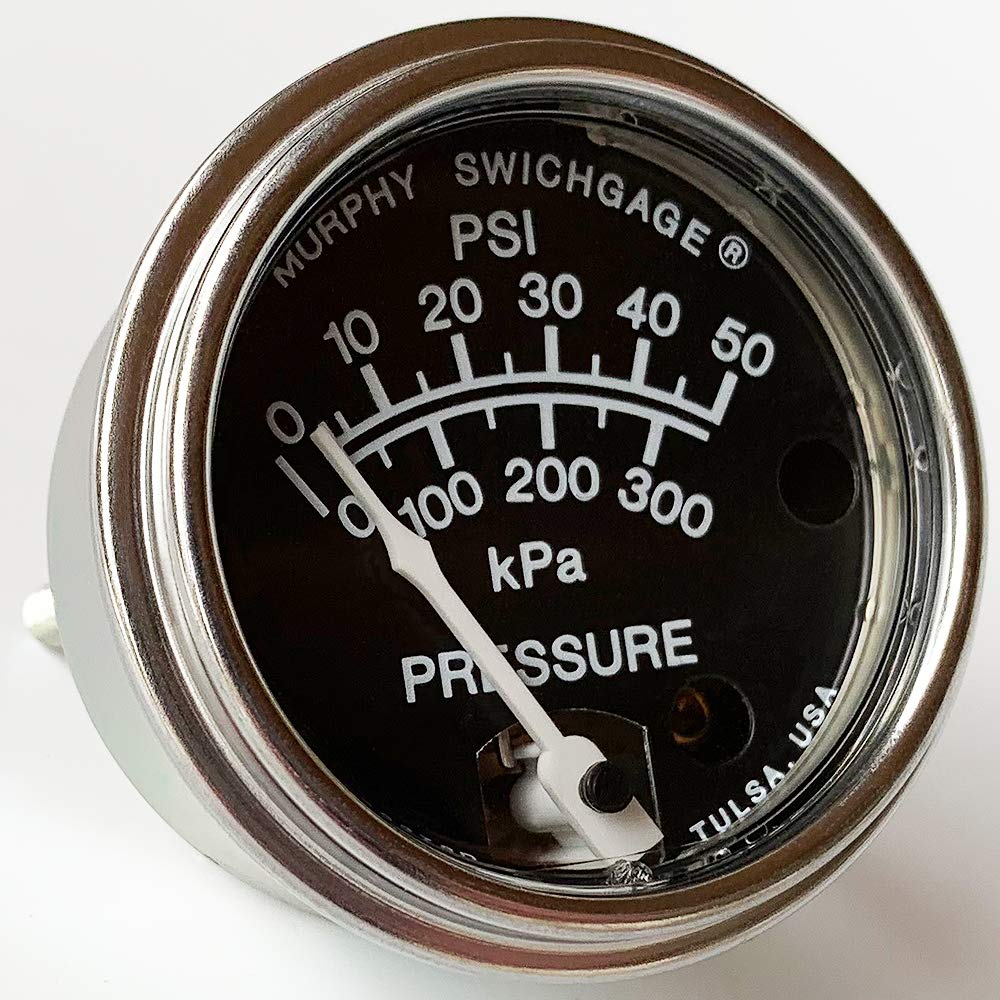 Murphy by Enovation Controls 20BPG-50 (05703159): B-Series Pressure Murphygage