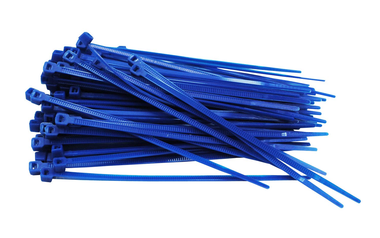 100 Stück Kabelbinder blau 200 mm x 4,8 mm Handwerker Qualität cable ties kurz 20 cm 22,2kg Zugkraft