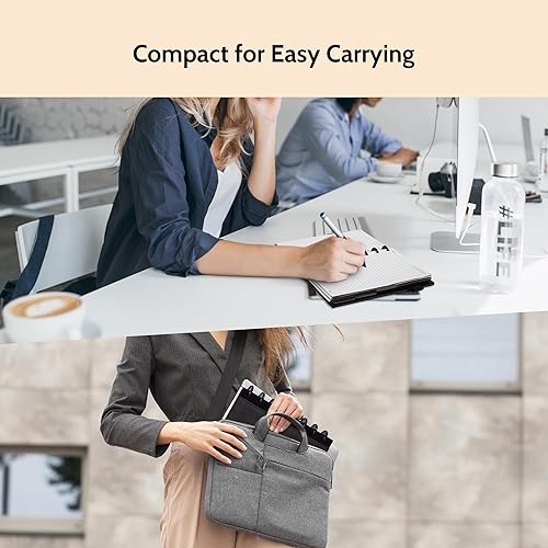 Miniatura 4 de Yoment Cuadernos de cuero para el trabajo recargables de 224 páginas para hombres, 100 GSM de grosor de 5 materias con separadores extraíbles,