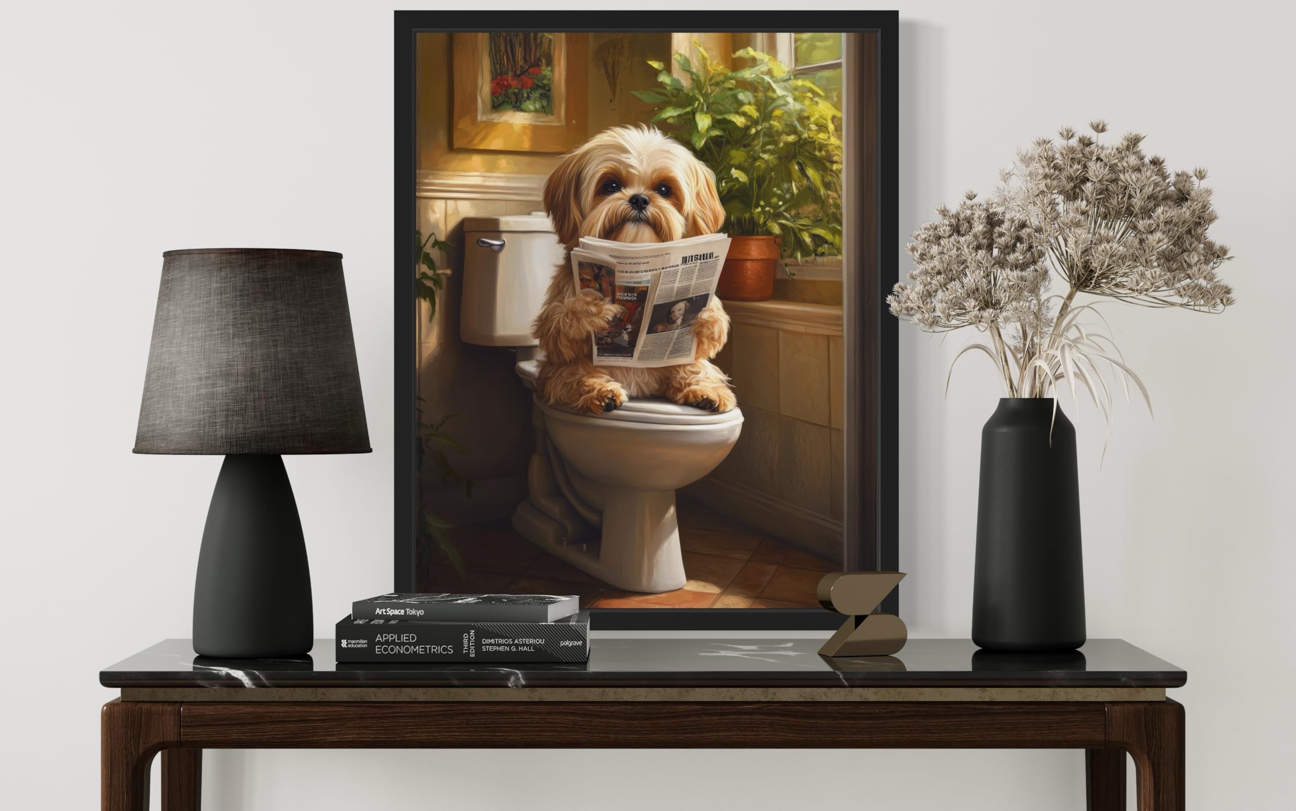 DPHGQGK Pug Dog Coffee Company, poster da parete, decorazione per la