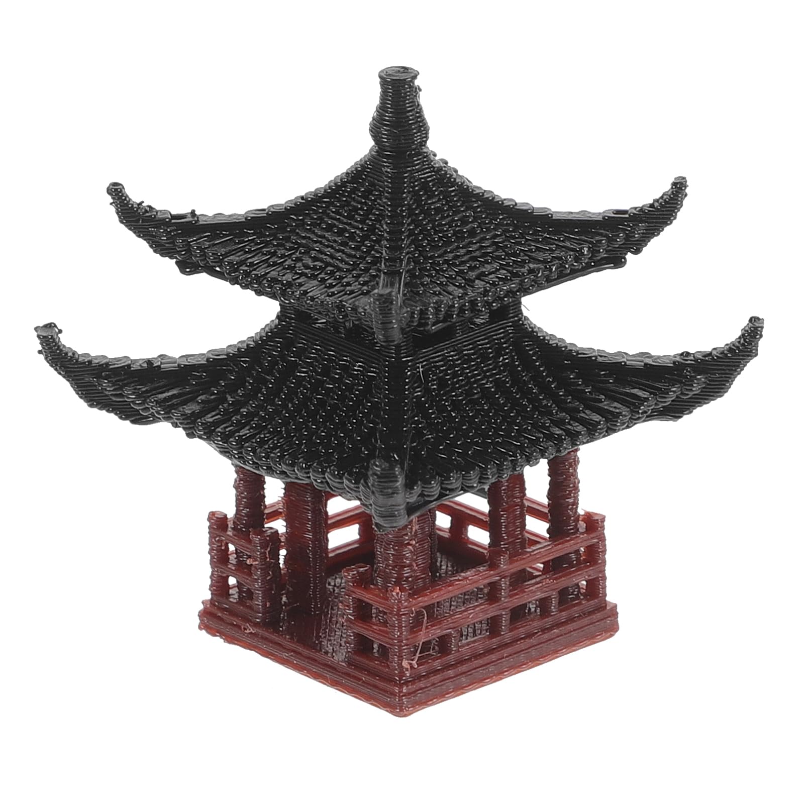 Cabilock 3x Japanisches Torii-Tor Miniatur-Deko – Aus Harz, Rot, 4x4x0,3 Cm, Für Aquarium, Garten & Diorama