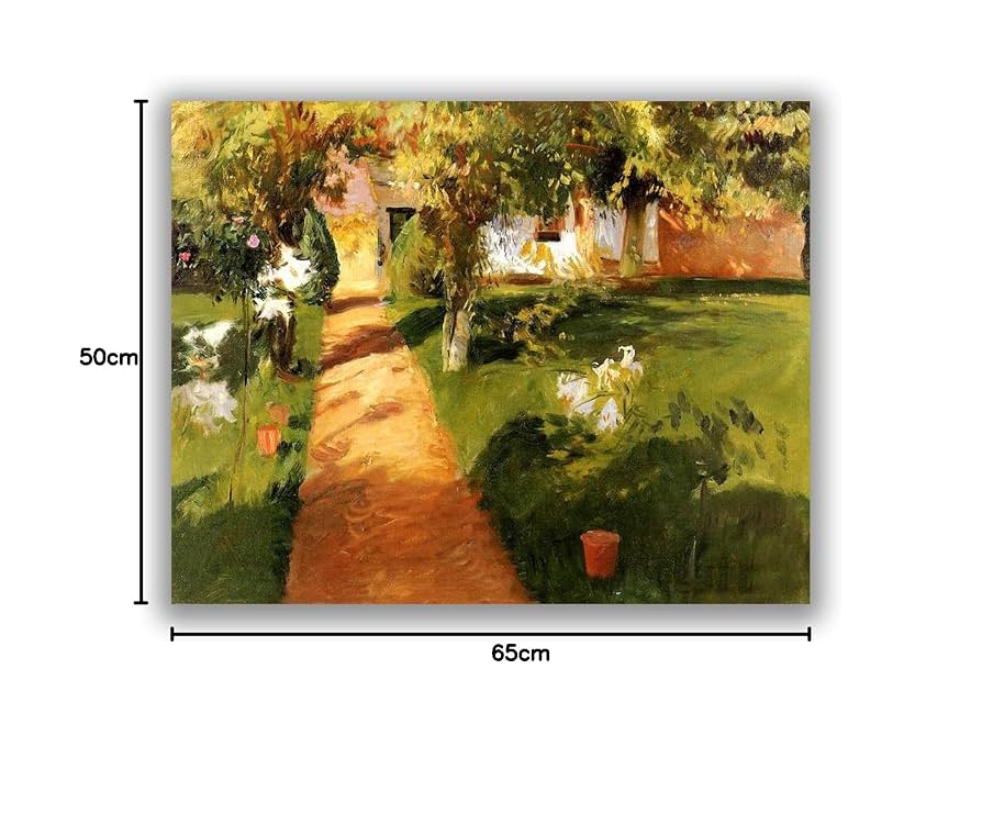 ジョン・シンガー・サージェント、ミレー家とその庭、希少な額装用画集より ジョン・シンガー・サージェント、ミレー家とその庭、希少な額装