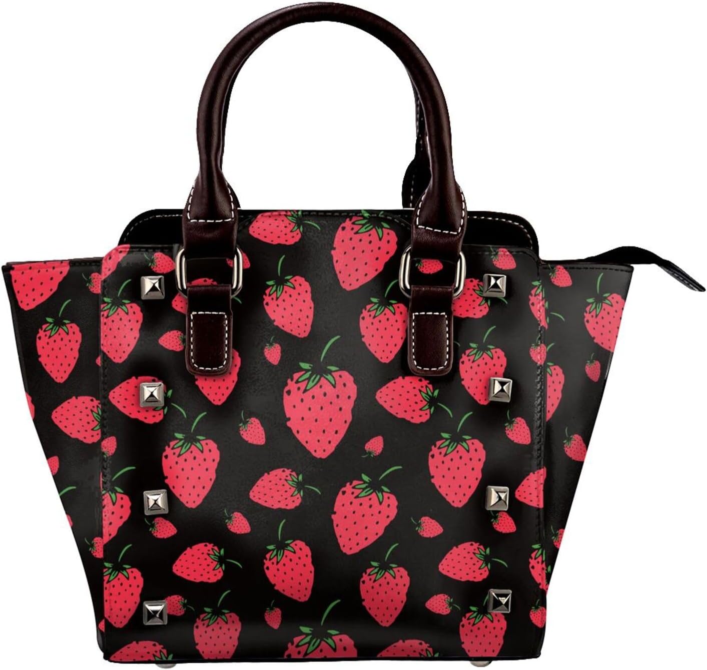 [RFSHOPD] ショルダーポーチ 苺 イチゴ ワンショルダー トートバッグ ハンド 斜め掛けバッグ レディース PUレザー おし