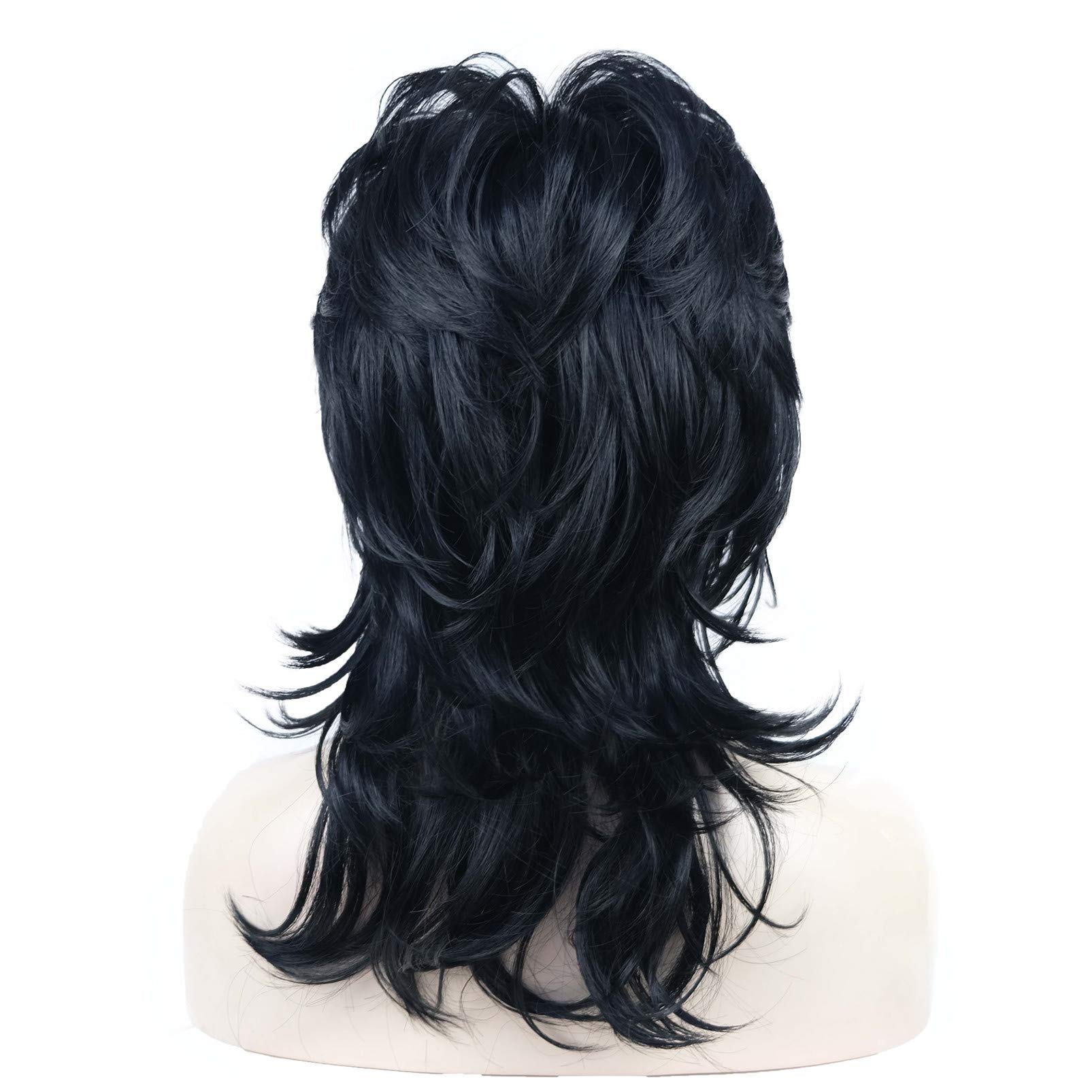 Shaggy Layered Synthetic Wig with Bangs Shoulder Length Heat Resistant Amazon.com : Aimole Shaggy Layered Wig Shoulder Length  main image 4