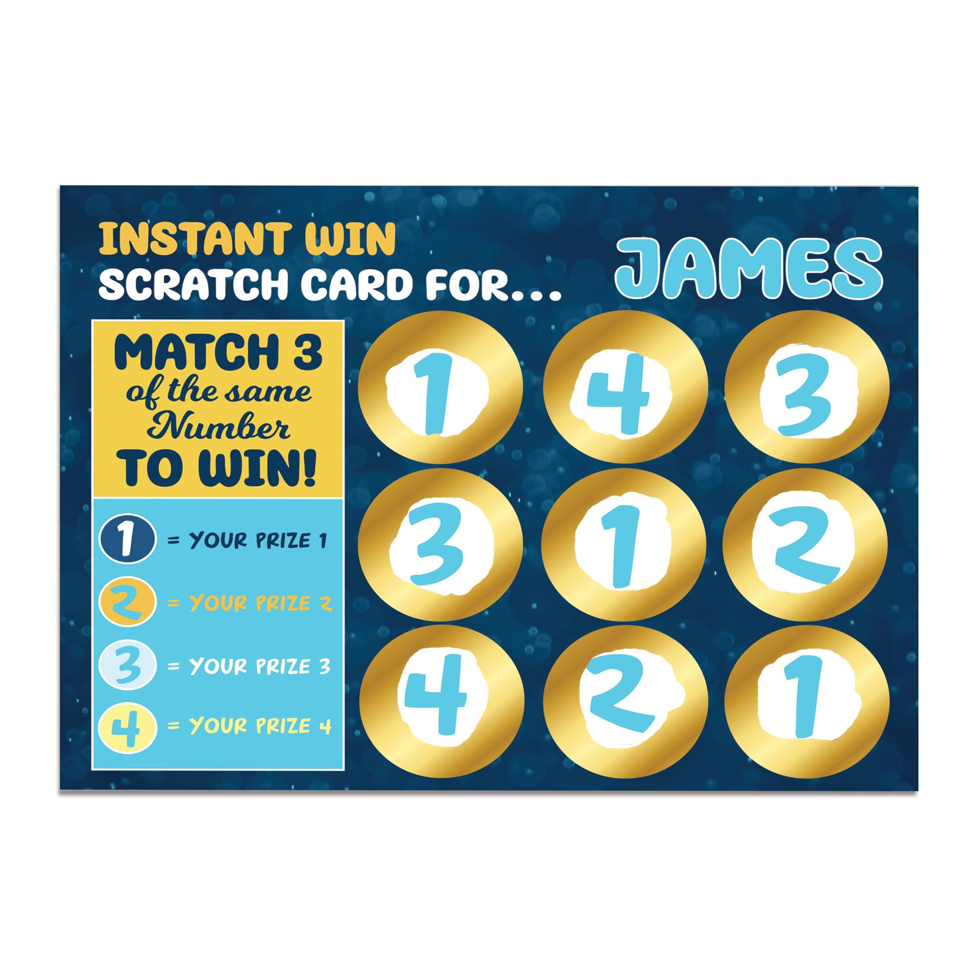 RED OCEAN Personalised Scratch Card For Him Scratch Reveal, Birthday Christmas Card For Men, Personalised Scratch Card Gift For Son Brother Dad Grandad Friends, Novelty Gifts For Him