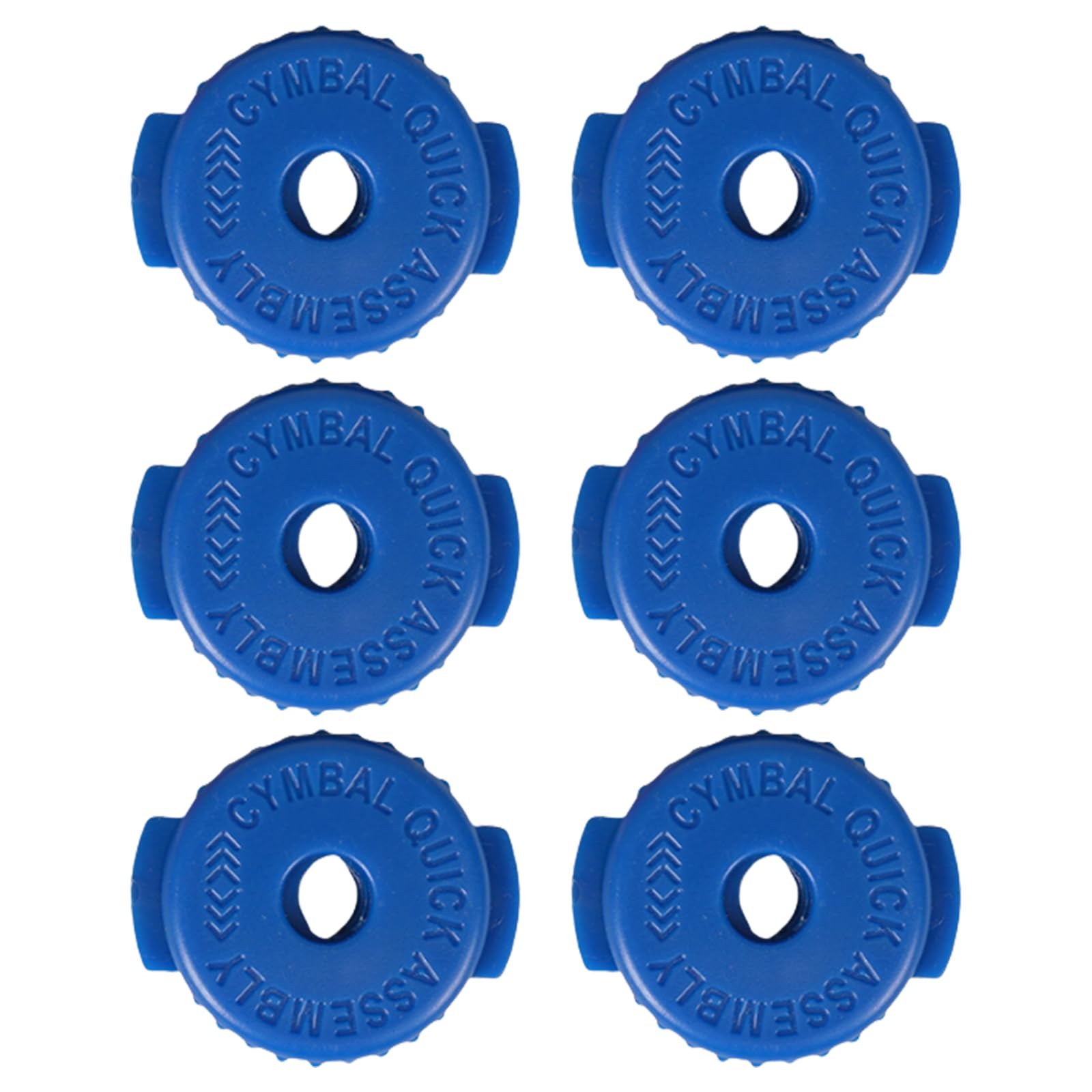 Xjdzineq Of 6 Silicone Cymbals Nut Quick Releasing Drum Accessories Cymbals Fastener Nut for Percussion Instrument Part Musician Drum Accessories