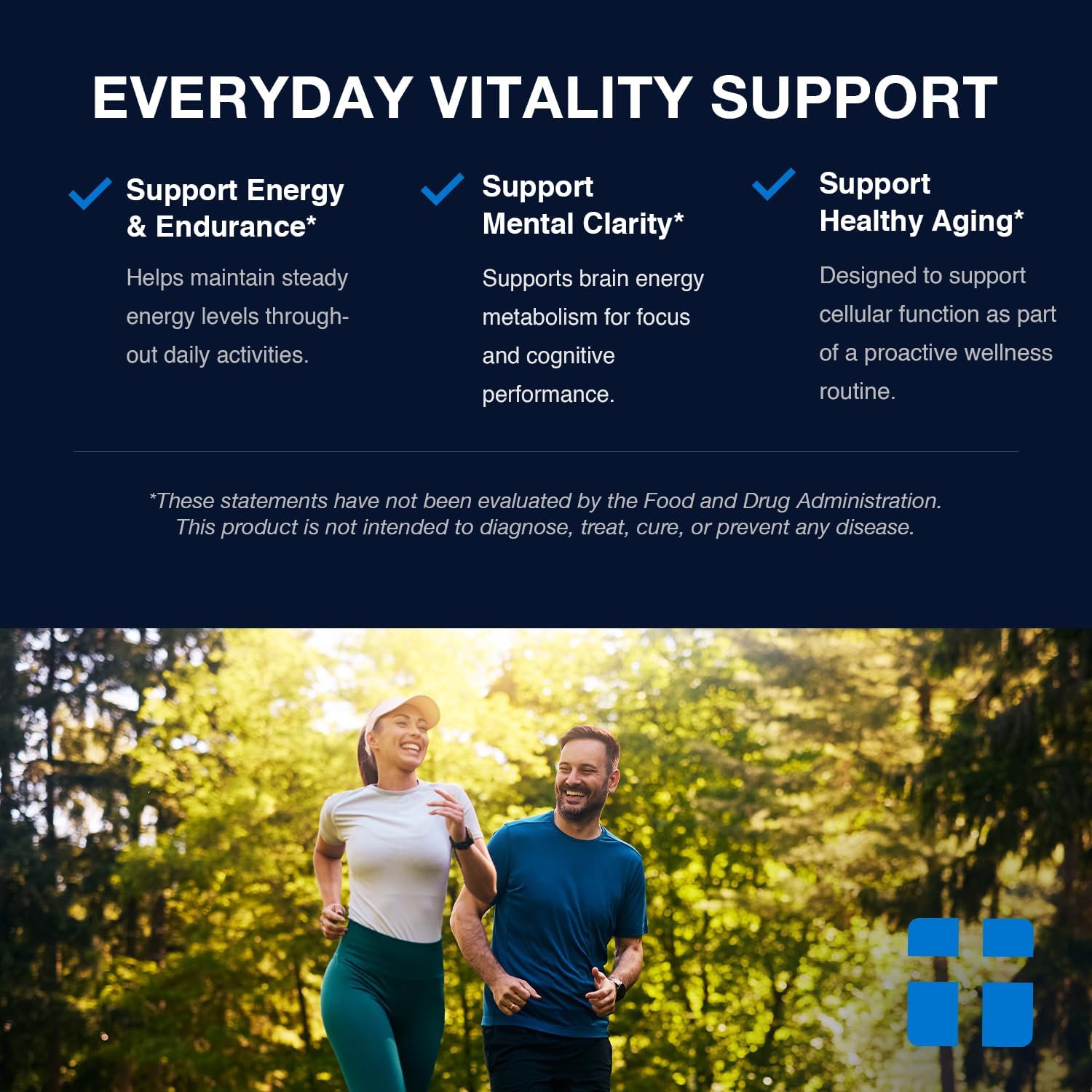 Opti + NAD Plus Capsules | NAD+ Supplement with Nicotinamide Riboside Chloride | Support Energy, Healthy Aging, Metabolism & Vitality* | 60 Capsules/30 Servings - Image 7