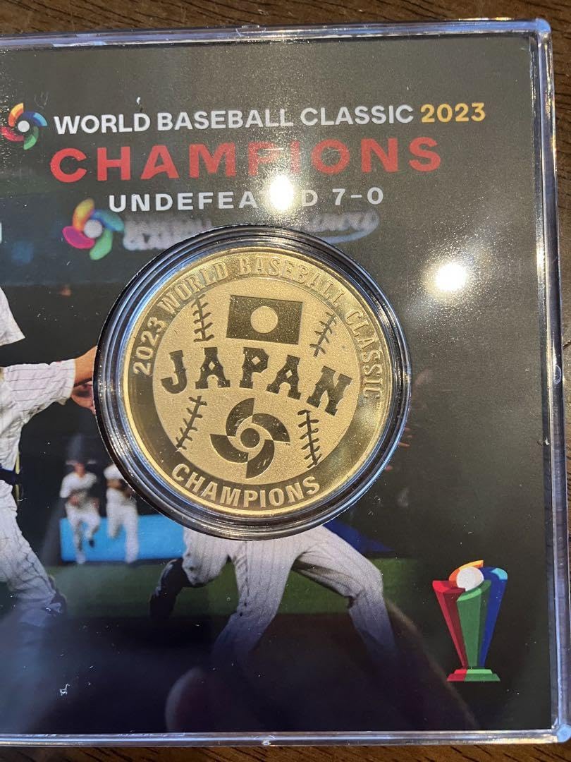 Amazon.co.jp: 公式 限定 WBC侍Japan 優勝記念メダル盾 メイドインUSA