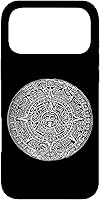 Vista 22 de Aztec Calendar Sun Stone Mexican Mayan Calendario Azteca Case for iPhone 17