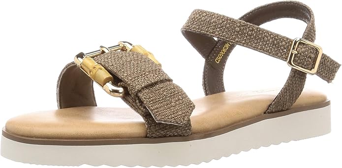 Amazon ランダ サンダル Camille Bis Randa ストレスフリー バンブーバックルサンダル レディース Cs Brown 24 5 Cm 2e ファッションサンダル