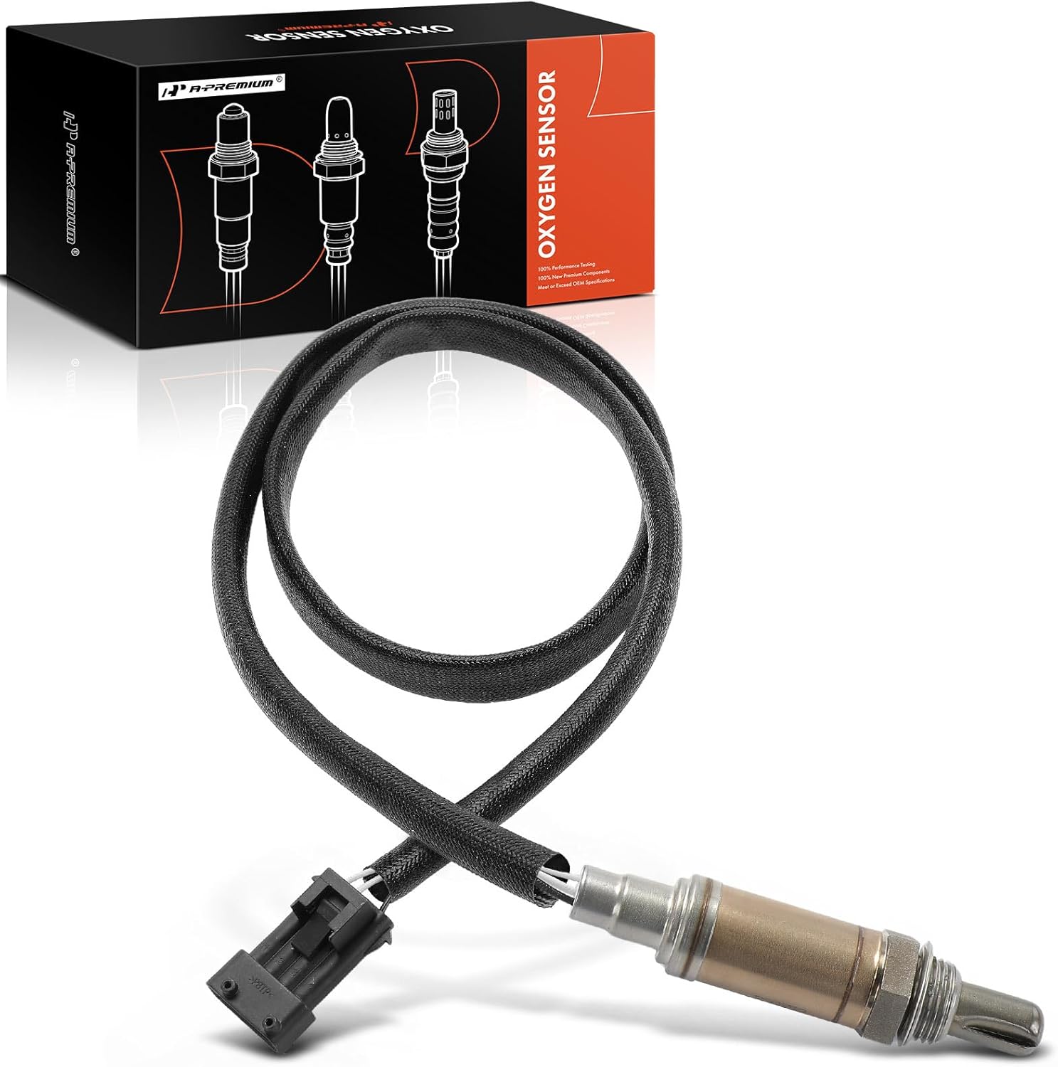 A-Premium O2 Oxygen Sensor Compatible with Volvo 940 1994 1995, 2.3L, Upstream, Replace# 0258003380
