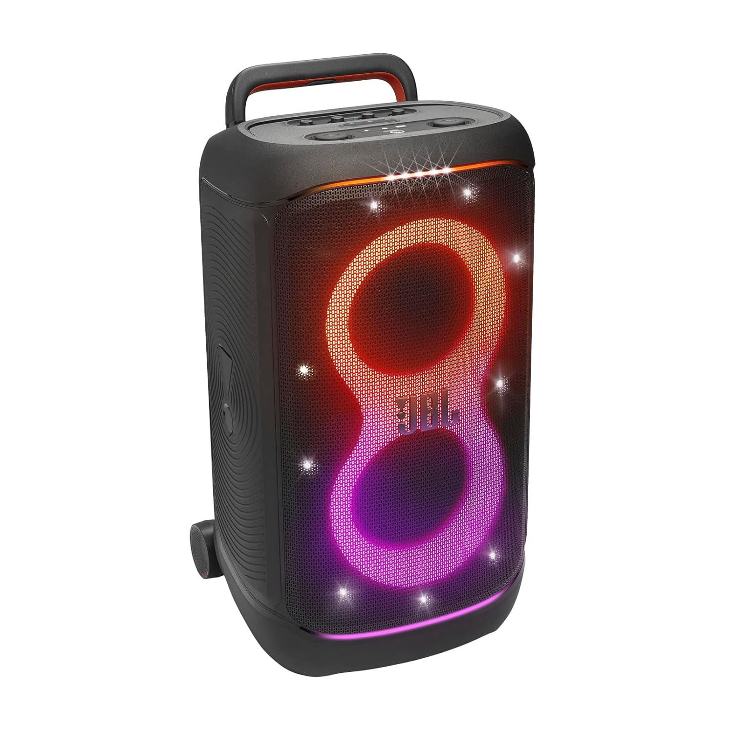 JBL PartyBox 520 - Portable Battery-Powered Party Speaker with AI Sound Boost, Up to 15 Hours of Play time, IPX4 Splash Proof, Multi-Speaker Connection by Auracast, and...