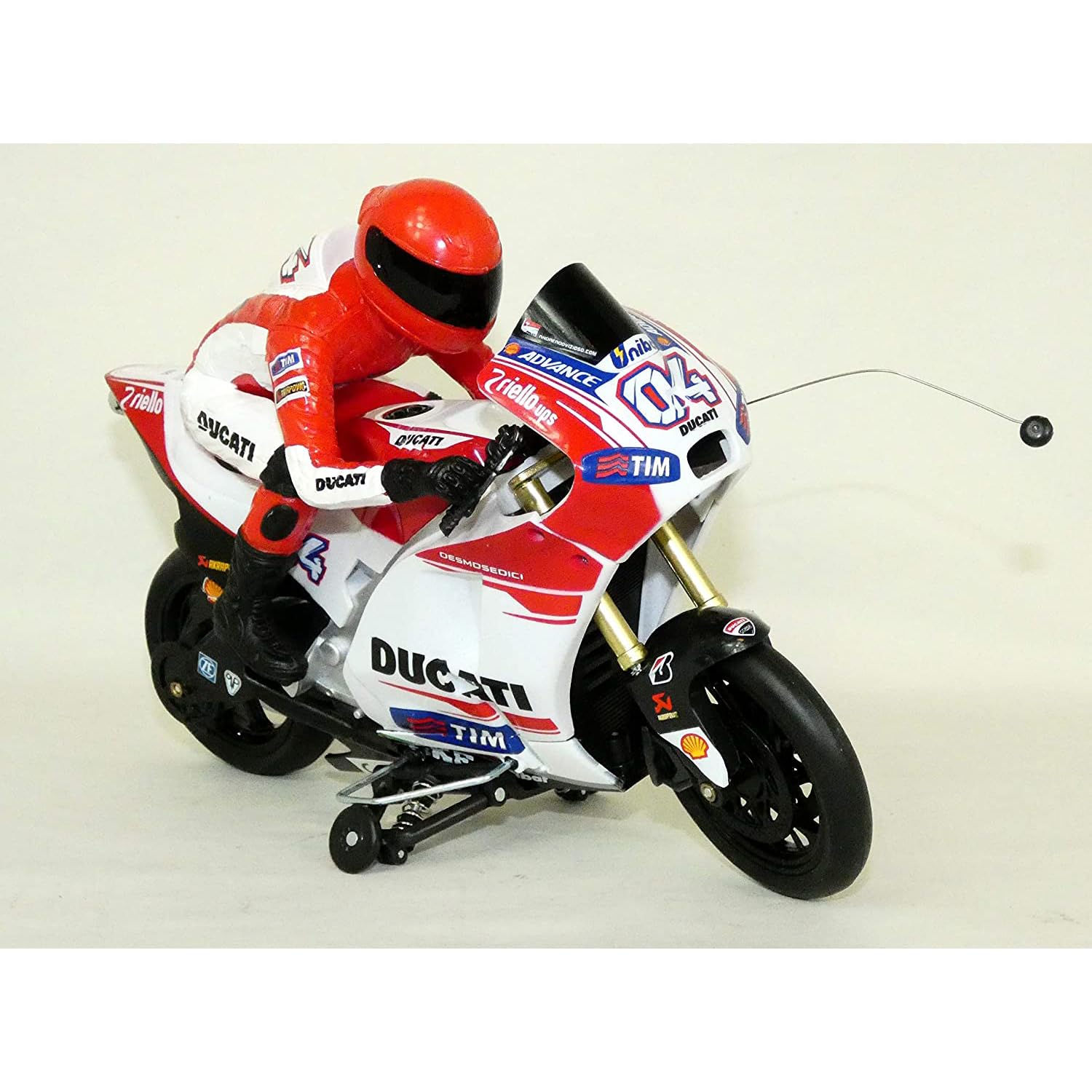 NewRay 88815 "Ducati Desmosedici - C. Stoner No.4 Remote-Controlled Model Motorcycle - Image 4