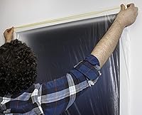 Vista 4 de VViViD Cinta autoadhesiva de grado químico y cortina de plástico resistente (1 paquete (60 x 108 pies)