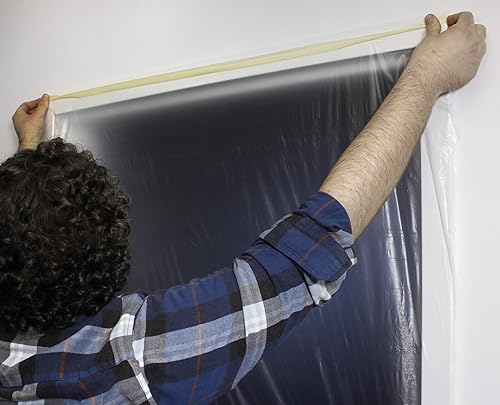 Miniatura 5 de VViViD Cinta autoadhesiva de grado químico y cortina de plástico resistente (1 paquete (60 x 108 pies)