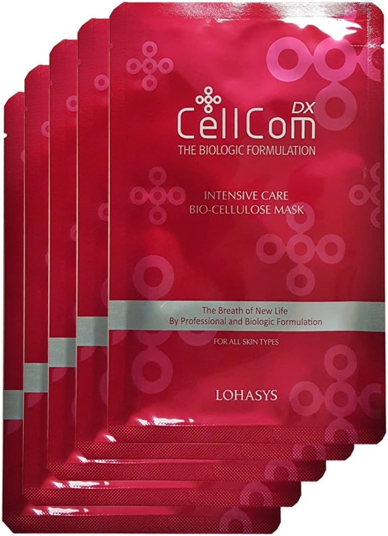 Cellcom Dx Intensive Care Bio-cellulose Mask for All Skin Types 25 G Pack of 5