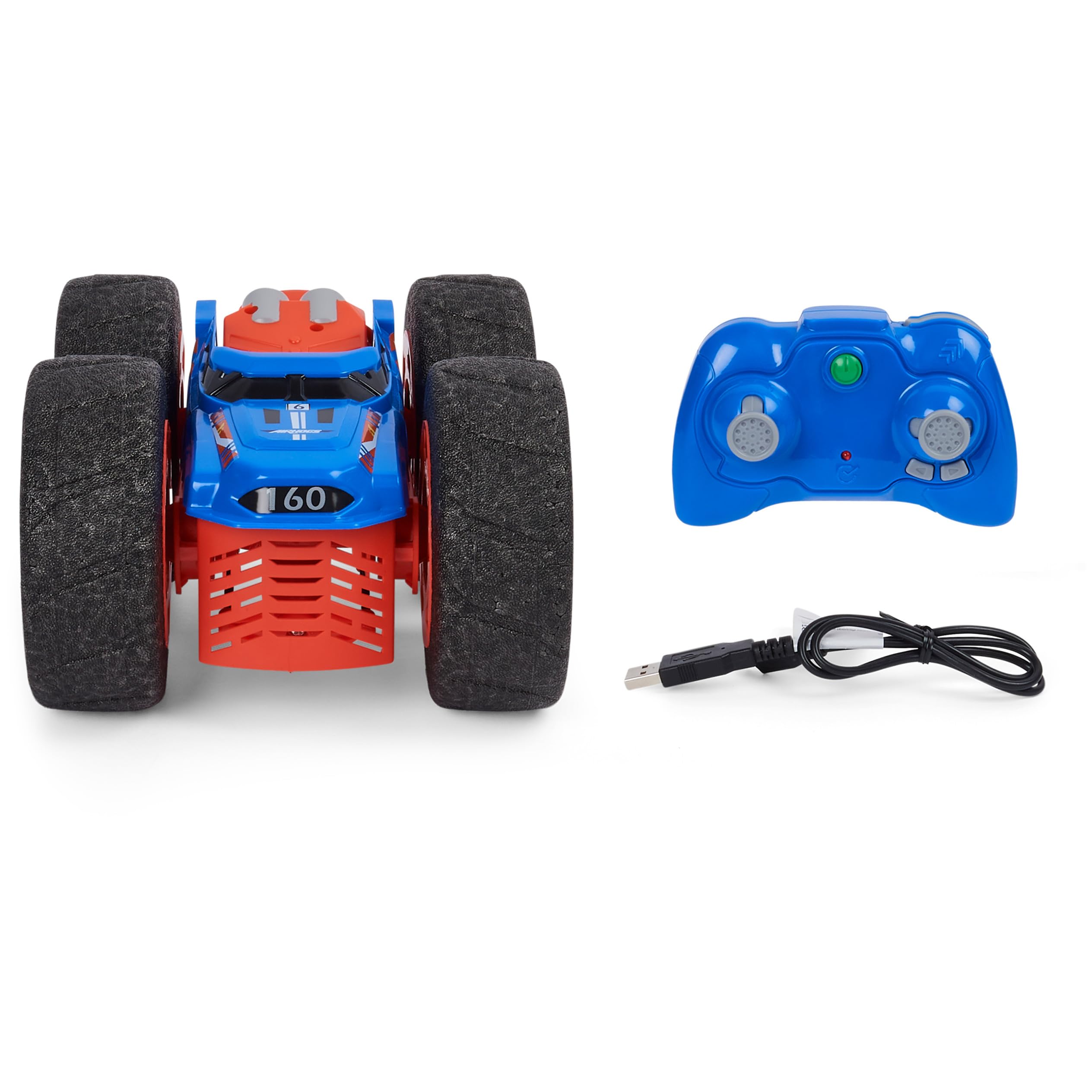 Air Hogs Super Soft, Jump Fury with Zero-Damage Wheels, Extreme Jumping Remote Control Car, Kids Toys for Kids 4 and up, 1:15 Scale