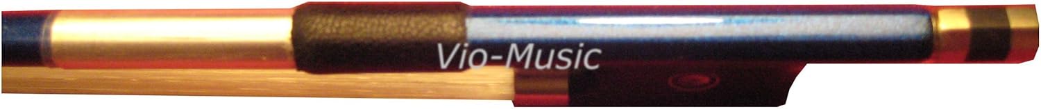 Vio Music Carbon Fiber 1/2 Violin Bow, Blue, Ebony Frog