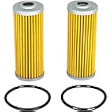XYZIL 2X Fuel Filter MIU804763 M801101 CH10479 Compatible with John Deere 655 755 756 770 790 850 855 900 950 1050 1025R 1026R 2025R Z994R 1445 1545 XUV865E XUV855D X740 X748 X950R Mower Tractor Gator