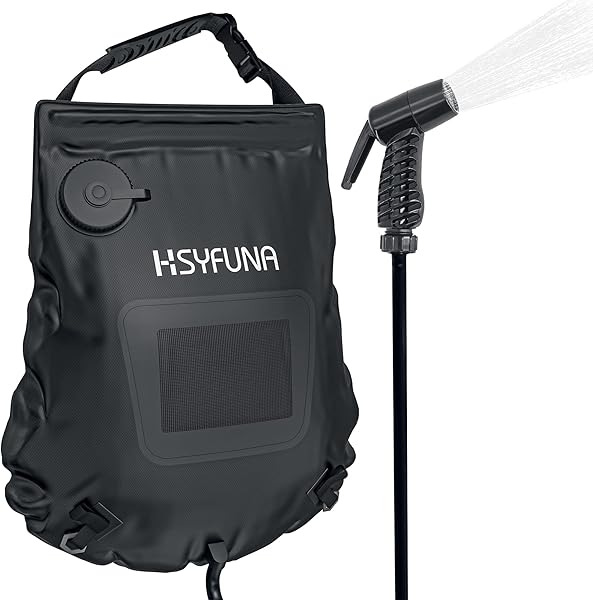HSYFUNA Doccia da Campeggio 20L con Visualizzazione della Temperatura