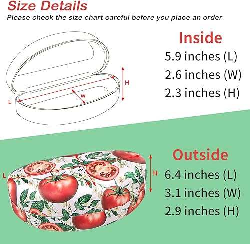 Miniatura 2 de bvya Funda rígida unisex para lentes de sol, estuche grande para gafas de sol de gran tamaño