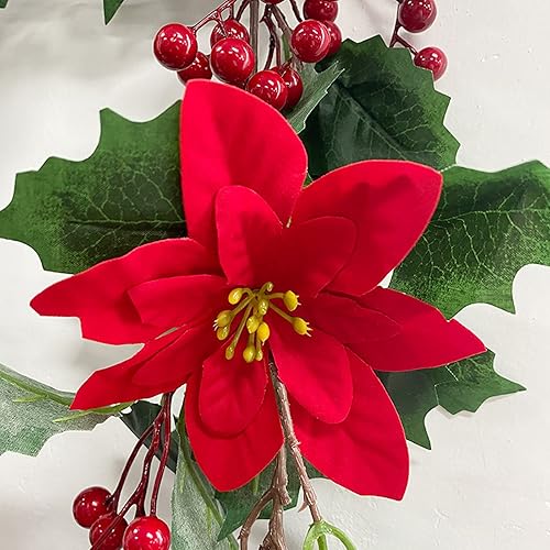 Miniatura 8 de Artifical Flower,Artificial Christmas Vine,Dragon Beard Red Fruit Christmas Flower,Table Centerpieces for Home Kitchen Garden Party Decor (#1)