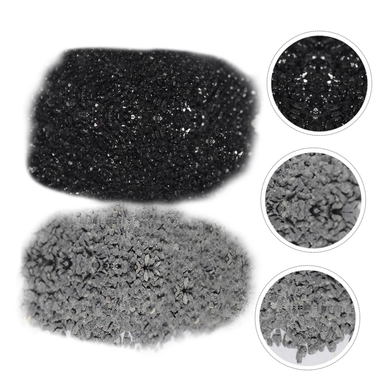 POPETPOP 1 Set Natural Stones DIY Railway Model Stones Aquarium Decor Gardening Supplies Lightweight Compact